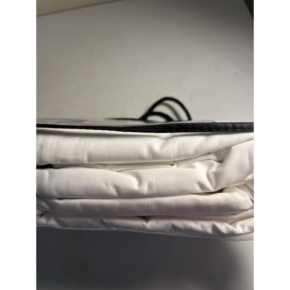 Moderne Elegance Duvet Cover Set Queen Duvet Cover & Pillow Sham Navy &‎ Wht NEW